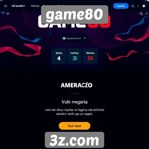Revisão das experiências de usuário no site game80